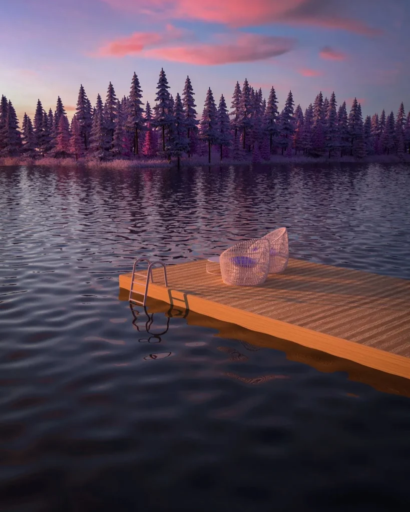 A Photograph edited with CGI